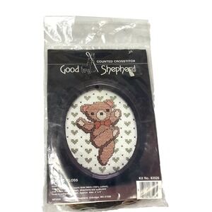 good shepherd counted cross stitch high‎ kick bear 83526